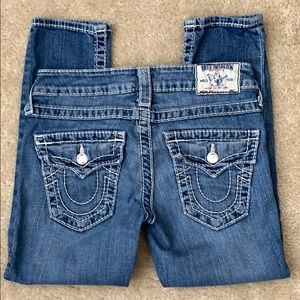 True Religion jeans Capri Size 24